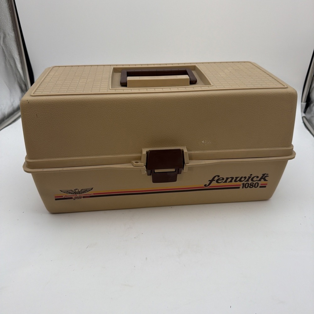 Beautiful VTG Fenwick 1080 Fishing Tackle Box Excellent Condition